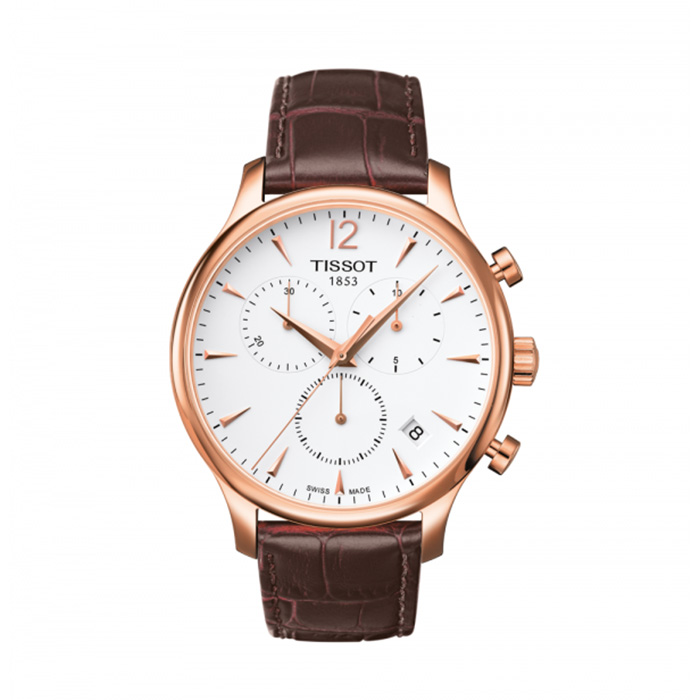 TISSOT Tradition Chronograph Rose Gold-plated Men’s Watch