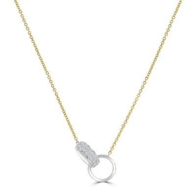 Huiscollectie Collier 14K Bicolor