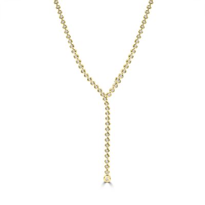 Saffier Atelier Collier 18K Geelgoud 2,82 Crt