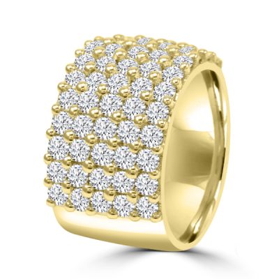 Saffier Atelier Ring 18K Geelgoud 2,93 Crt