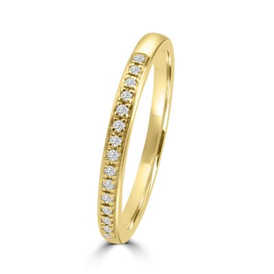 Huiscollectie Ring 14K Geelgoud 0,09 Crt